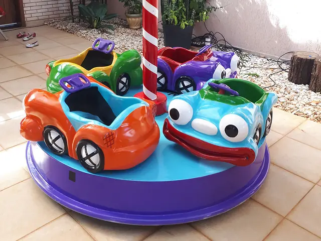 Carrossel Fusquinha para crianças pequenas